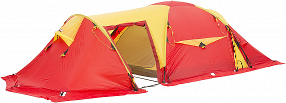Палатка Helsport Svalbard High Camp 5 Red/Yellow - Фото 5 большая