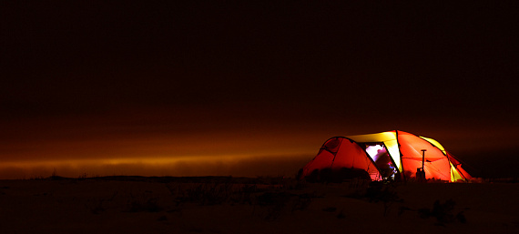 Палатка Helsport Svalbard High Camp 5 Red/Yellow - Фото 7 большая