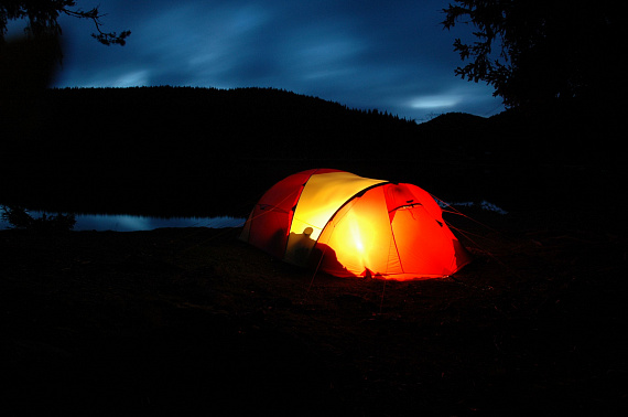 Палатка Helsport Svalbard High Camp 5 Red/Yellow - Фото 8 большая