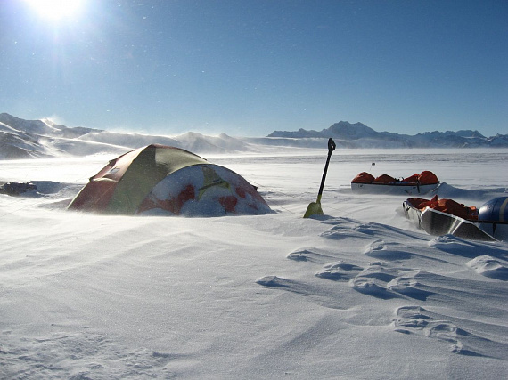 Палатка Helsport Svalbard High Camp 5 Red/Yellow - Фото 13 большая