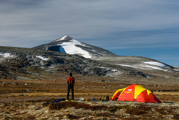 Палатка Helsport Svalbard High Camp 5 Red/Yellow - Фото 18 большая
