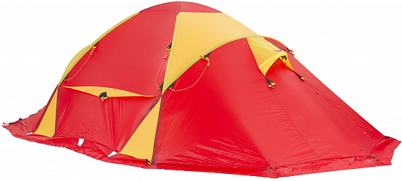 Палатка Helsport Svalbard 6 Camp Red/Yellow - Фото 4 большая