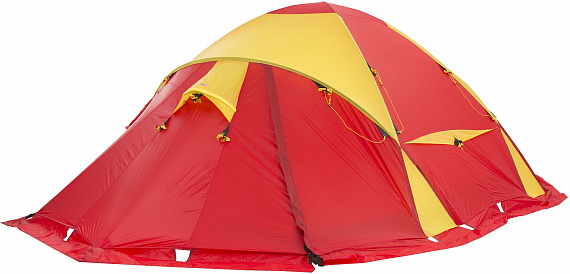 Палатка Helsport Svalbard 6 Camp Red/Yellow - Фото 5 большая