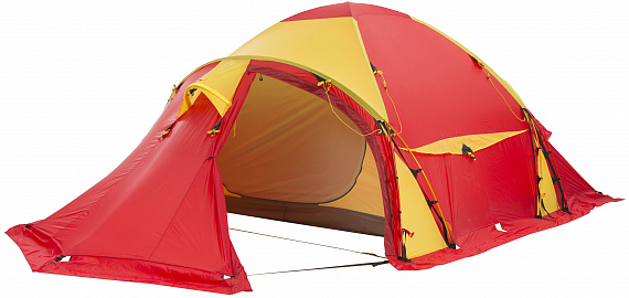 Палатка Helsport Svalbard 6 Camp Red/Yellow - Фото 6 большая