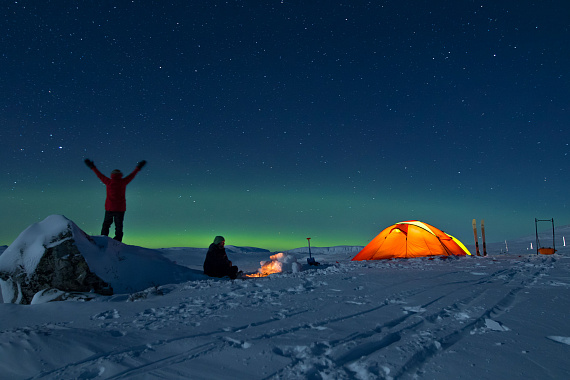 Палатка Helsport Svalbard 6 Camp Red/Yellow - Фото 15 большая