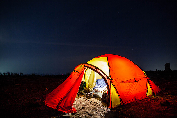 Палатка Helsport Svalbard 6 Camp Red/Yellow - Фото 17 большая