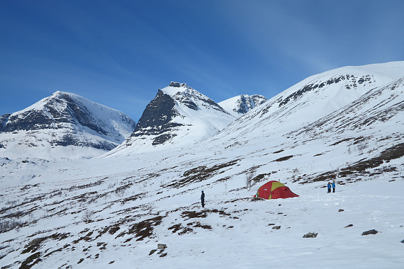 Палатка Helsport Svalbard 6 Camp Red/Yellow - Фото 22 большая