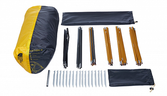 Палатка The North Face Bastion 4 Summit Gold/Asphalt - Фото 9 большая