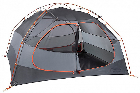 Палатка Marmot Limelight 4P Cinder/Rusted Orange - Фото 4 большая