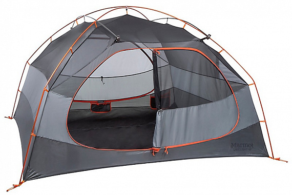 Палатка Marmot Limelight 4P Cinder/Rusted Orange - Фото 5 большая