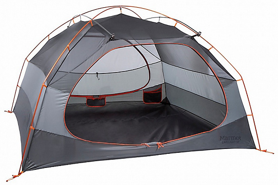 Палатка Marmot Limelight 4P Cinder/Rusted Orange - Фото 6 большая