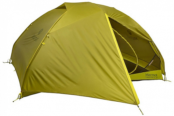 Палатка Marmot Tungsten UL 3P Dark Citron/Citronelle - Фото 4 большая