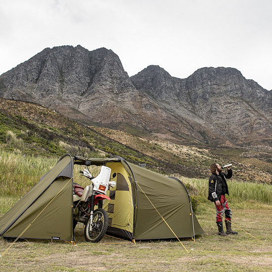 Палатка Naturehike Clould Tourer 2 Ultra-Light Travel Motorcycle Forest Green - Фото 4 большая