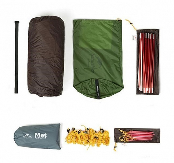 Палатка Naturehike Opalus 4 Forest Green - Фото 4 большая
