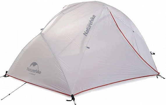 Палатка Naturehike Star-River 2 20D Light Grey/Red - Фото 1 большая
