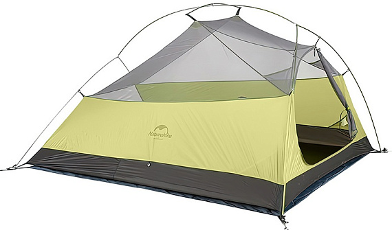 Палатка Naturehike Cloud Up 3 20D Forest Green - Фото 3 большая