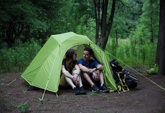Палатка Naturehike Cloud Up 3 20D Forest Green - Фото 4 большая