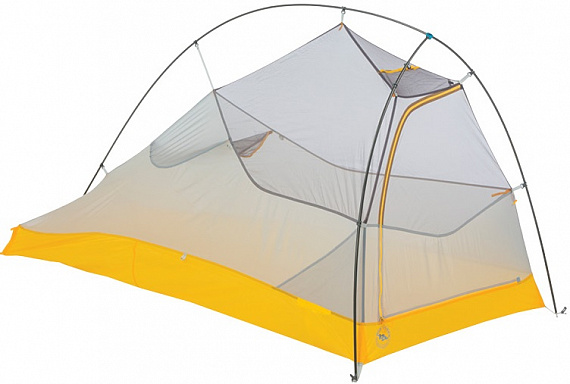 Палатка Big Agnes Fly Creek HV UL 1 Bikepack Gray/Gold - Фото 2 большая