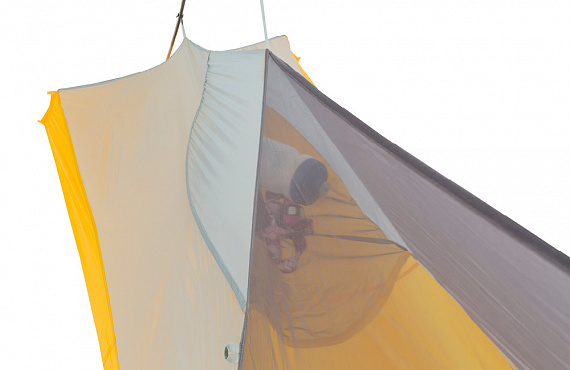Палатка Big Agnes Fly Creek HV UL 1 Bikepack Gray/Gold - Фото 5 большая
