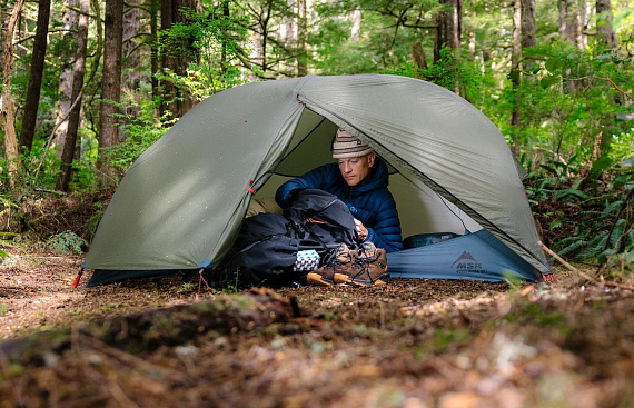 Палатка MSR Hubba Hubba HD 1 Green - Фото 17 большая