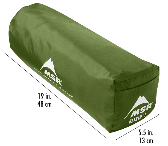 Палатка MSR Elixir 1 Green - Фото 10 большая