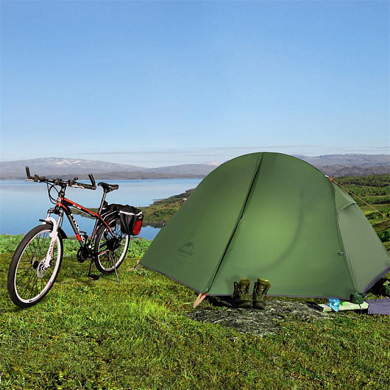 Палатка Naturehike Cycling Ultralight 1 20D Orange - Фото 6 большая