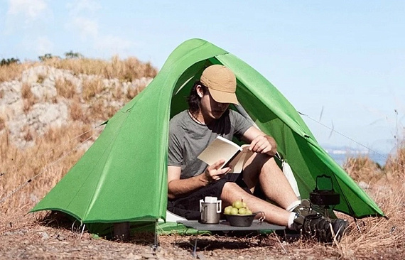 Палатка Naturehike Cloud Up 1 Base Bud Green - Фото 7 большая