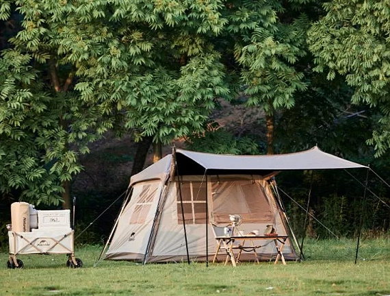 Палатка Naturehike Village 5.0 Brown - Фото 3 большая
