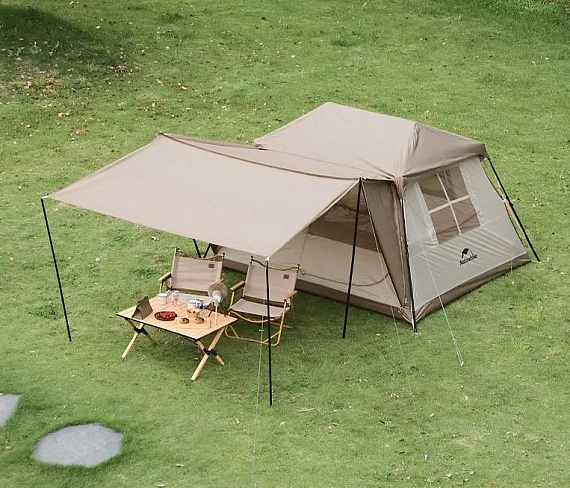 Палатка Naturehike Village 5.0 Brown - Фото 6 большая