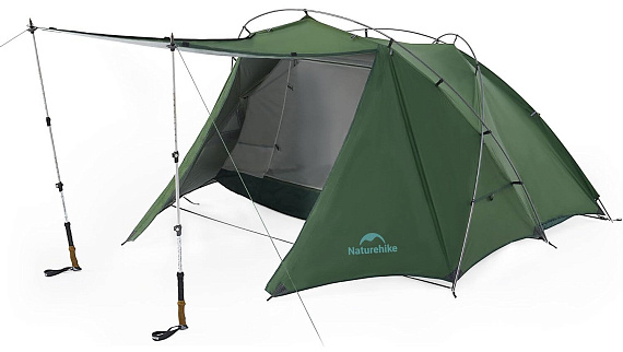 Палатка Naturehike Hillock 6 Army Green - Фото 3 большая