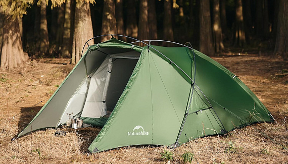Палатка Naturehike Hillock 6 Army Green - Фото 5 большая