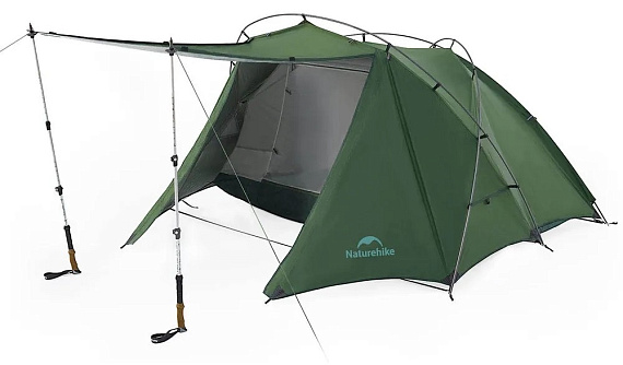 Палатка Naturehike Hillock 6 Army Green - Фото 2 большая
