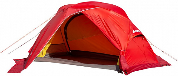 Палатка Bergans Helium Expedition Dome 2 Tent Red - Фото 4 большая