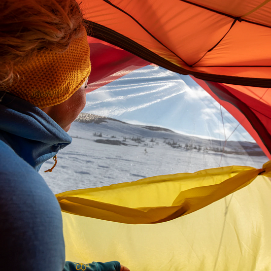 Палатка Bergans Helium Expedition Dome 2 Tent Red - Фото 8 большая