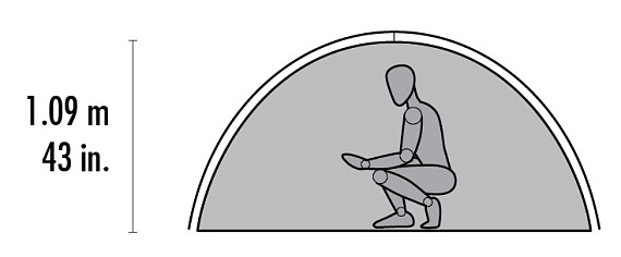 Палатка MSR Zoic 3 - Фото 10 большая