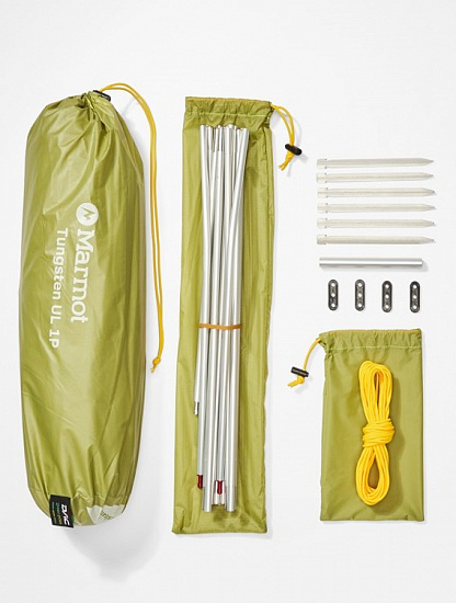 Палатка Marmot Tungsten UL 1P Wasabi - Фото 8 большая