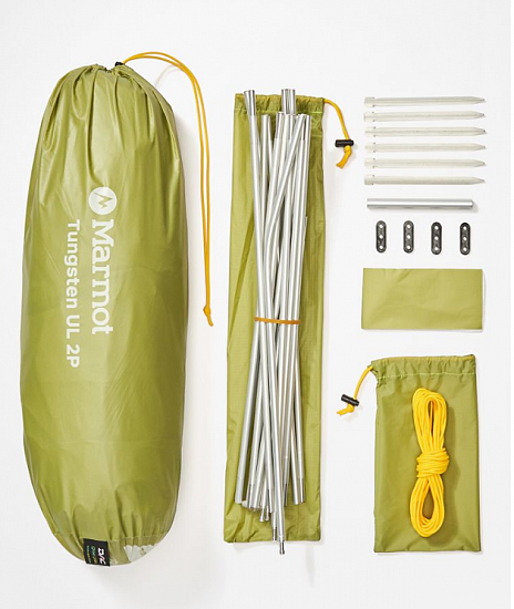 Палатка Marmot Tungsten UL 2P Wasabi - Фото 6 большая