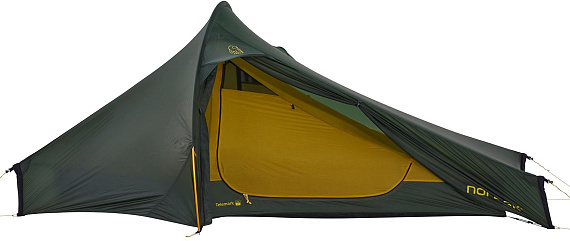 Палатка Nordisk Telemark 2.2 LW Forest Green - Фото 2 большая