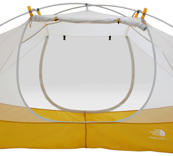 Палатка The North Face Trail Lite 3 Khaki Stone/Arrowwood Yellow - Фото 10 большая