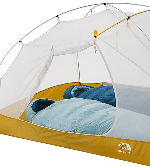 Палатка The North Face Trail Lite 2 Khaki Stone/Arrowwood Yellow - Фото 4 большая