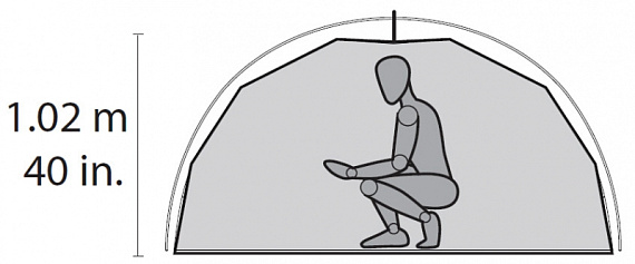 Палатка MSR Elixir 2 Green - Фото 6 большая
