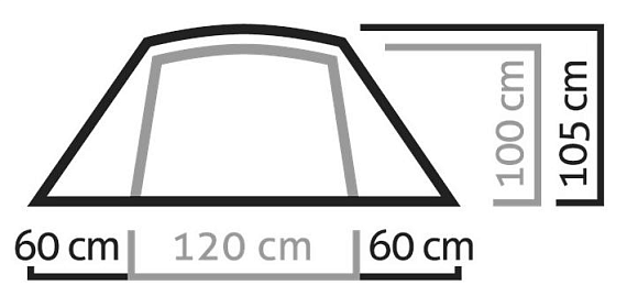 Палатка Salewa Denali II Cactus/Grey - Фото 3 большая