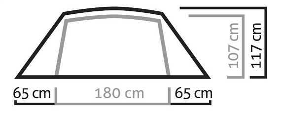 Палатка Salewa Denali III Cactus/Grey - Фото 3 большая