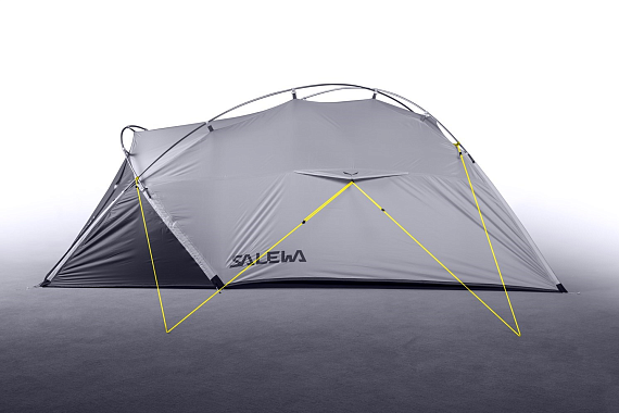 Палатка Salewa Litetrek II Lightgrey/Cactus - Фото 11 большая