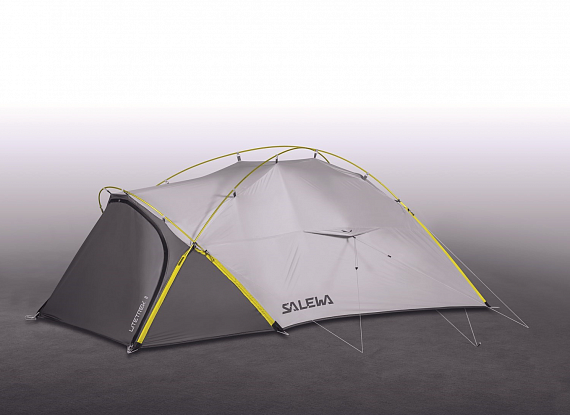 Палатка Salewa Litetrek Pro III Lightgrey/Mango - Фото 10 большая