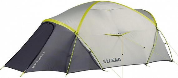 Палатка Salewa Sierra Leone II Lightgrey/Cactus - Фото 1 большая