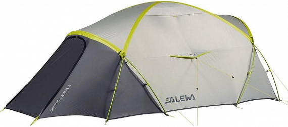 Палатка Salewa Sierra Leone III Lightgrey/Cactus - Фото 1 большая