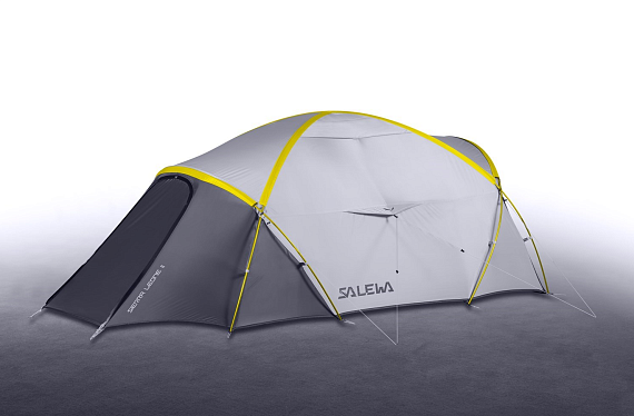 Палатка Salewa Sierra Leone III Lightgrey/Cactus - Фото 11 большая