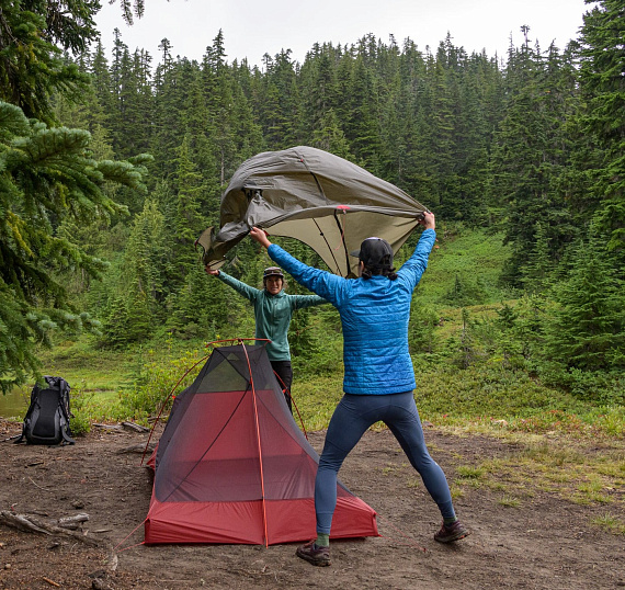 Палатка MSR Freelite 1 Green - Фото 12 большая