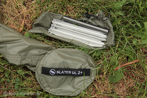 Палатка Big Agnes Slater UL 2+  Gold/Gray - Фото 10 большая